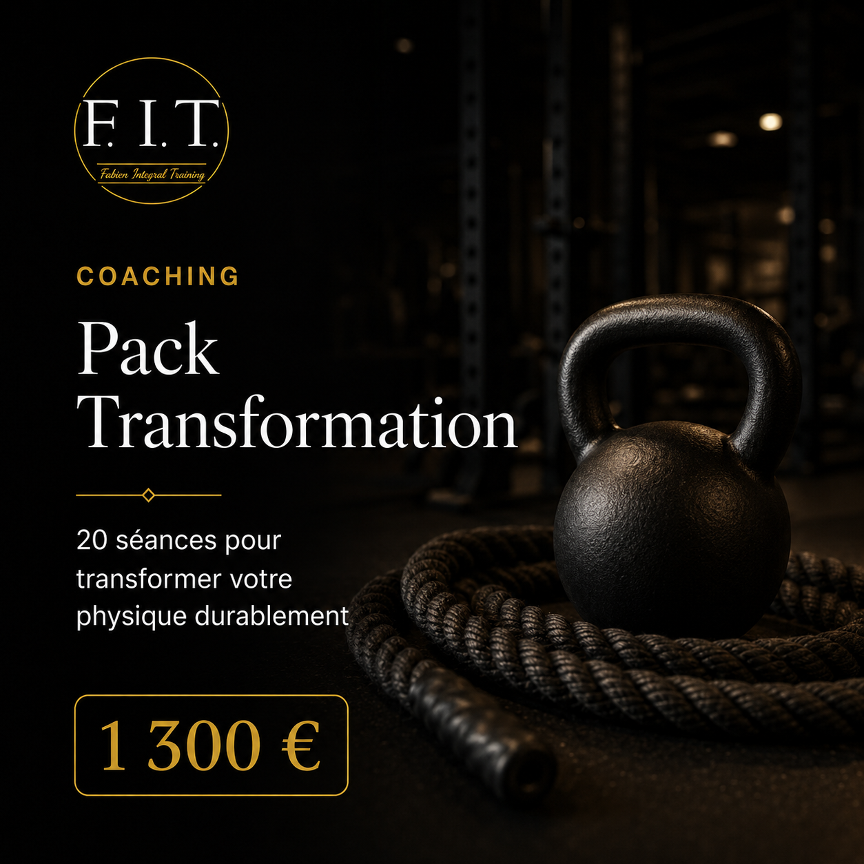 Pack Transformation 20 séances de coaching